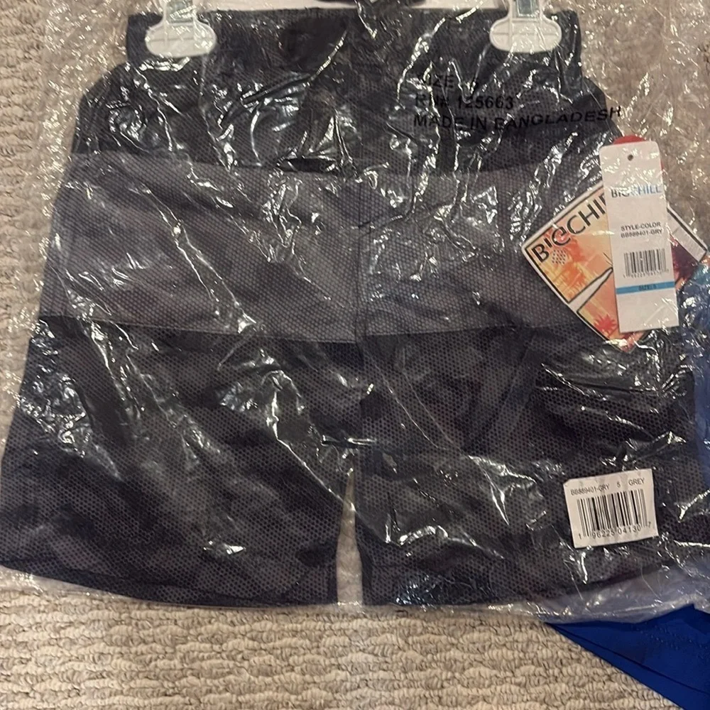 - Blue Shark Print Kids Shorts